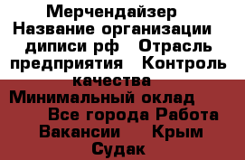 Мерчендайзер › Название организации ­ диписи.рф › Отрасль предприятия ­ Контроль качества › Минимальный оклад ­ 20 000 - Все города Работа » Вакансии   . Крым,Судак